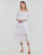 textil Mujer Vestidos largos Guess 3 QTR SLV AMBERLEE DRESS Blanco