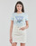 textil Mujer Camisetas manga corta Guess SS CN ICON TEE Azul