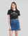 textil Mujer Camisetas manga corta Replay W3572A Negro