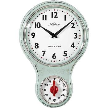 Casa Relojes Atlanta 6124/6, Quartz, Blanche, Analogique, Classic Blanco
