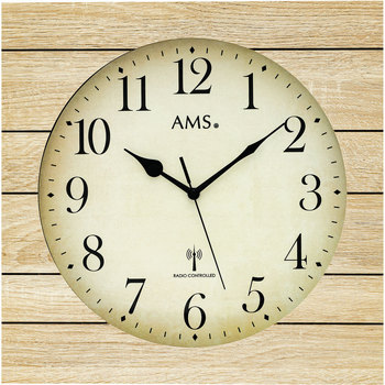Relojes & Joyas Reloj Ams 5551, Quartz, crème, Analogique, Classic Otros