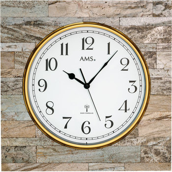 Relojes & Joyas Reloj Ams 5567, Quartz, Blanche, Analogique, Modern Blanco