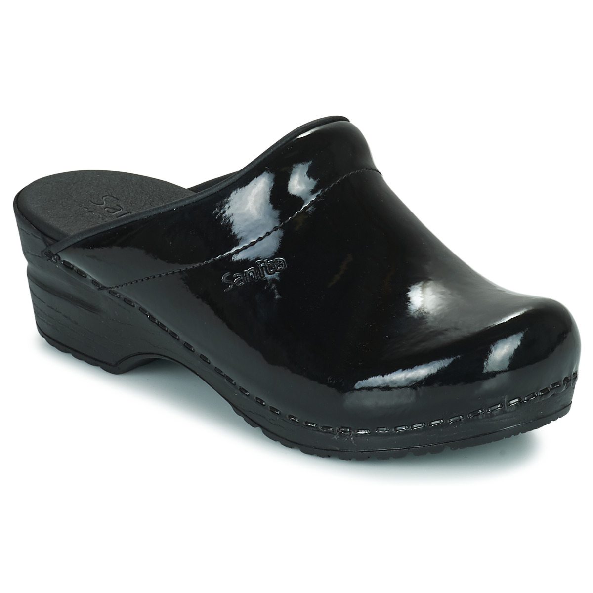 Zapatos Mujer Zuecos (Clogs) Sanita SONJA OPEN Negro