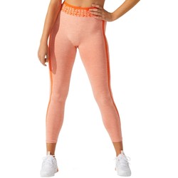 textil Mujer Leggings Asics W Cropped Logo Seamless Tight Naranja