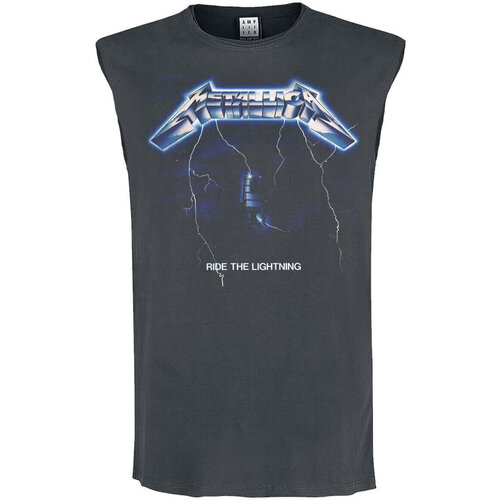 textil Hombre Camisetas sin mangas Amplified Ride The Lightning Gris