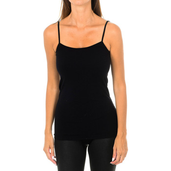 textil Mujer Camisetas sin mangas Intimidea 210014-NERO Negro