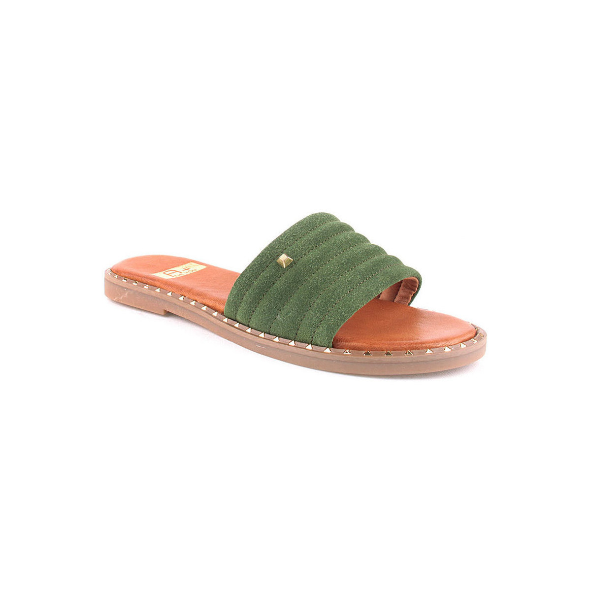 Zapatos Mujer Zuecos (Mules) Atrai L Slippers Verde