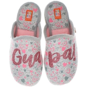 Zapatos Niña Pantuflas Cabrera Zapatilla de casa -8422 para niña color gris Gris
