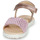 Zapatos Niña Sandalias Geox J SANDAL HAITI GIRL Blanco / Pink