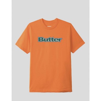 textil Hombre Camisetas manga corta Butter Goods CAMISETA  WORDMARK TEE ORANGE Naranja