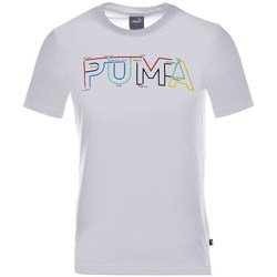 textil Hombre Camisetas manga corta Puma Drycell Graphic Blanco