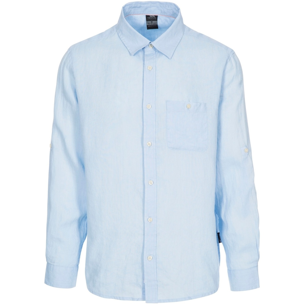 textil Hombre Camisas manga larga Trespass Linley Azul