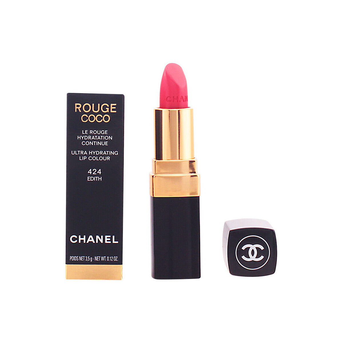Belleza Mujer Pintalabios Chanel Rouge Coco Lipstick 424-edith 
