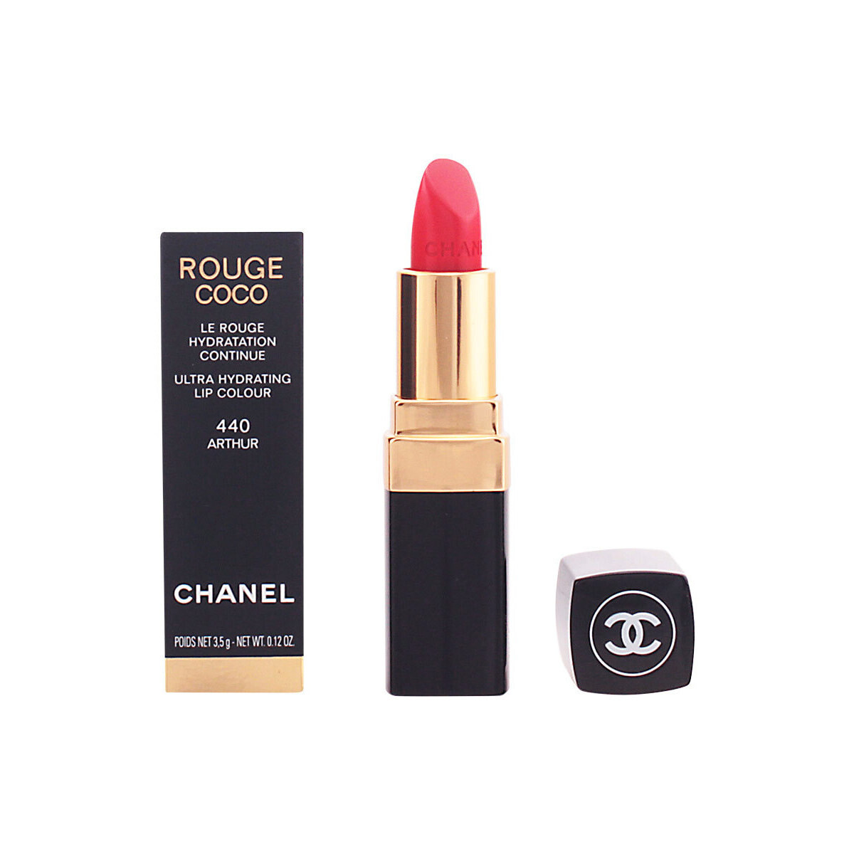 Belleza Mujer Pintalabios Chanel Rouge Coco Lipstick 440-arthur 