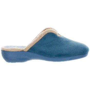 Zapatos Mujer Pantuflas Cabrera Zapatilla de casa -5006 para mujer con cuña color azul 19