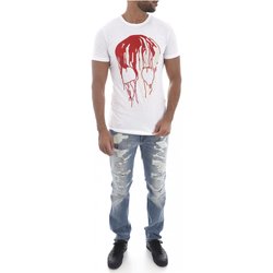 textil Hombre Camisetas manga corta Goldenim Paris 1450 - Hombres Blanco
