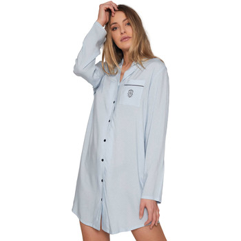 textil Mujer Pijama Admas Camisón de manga larga Winter Ocean Azul