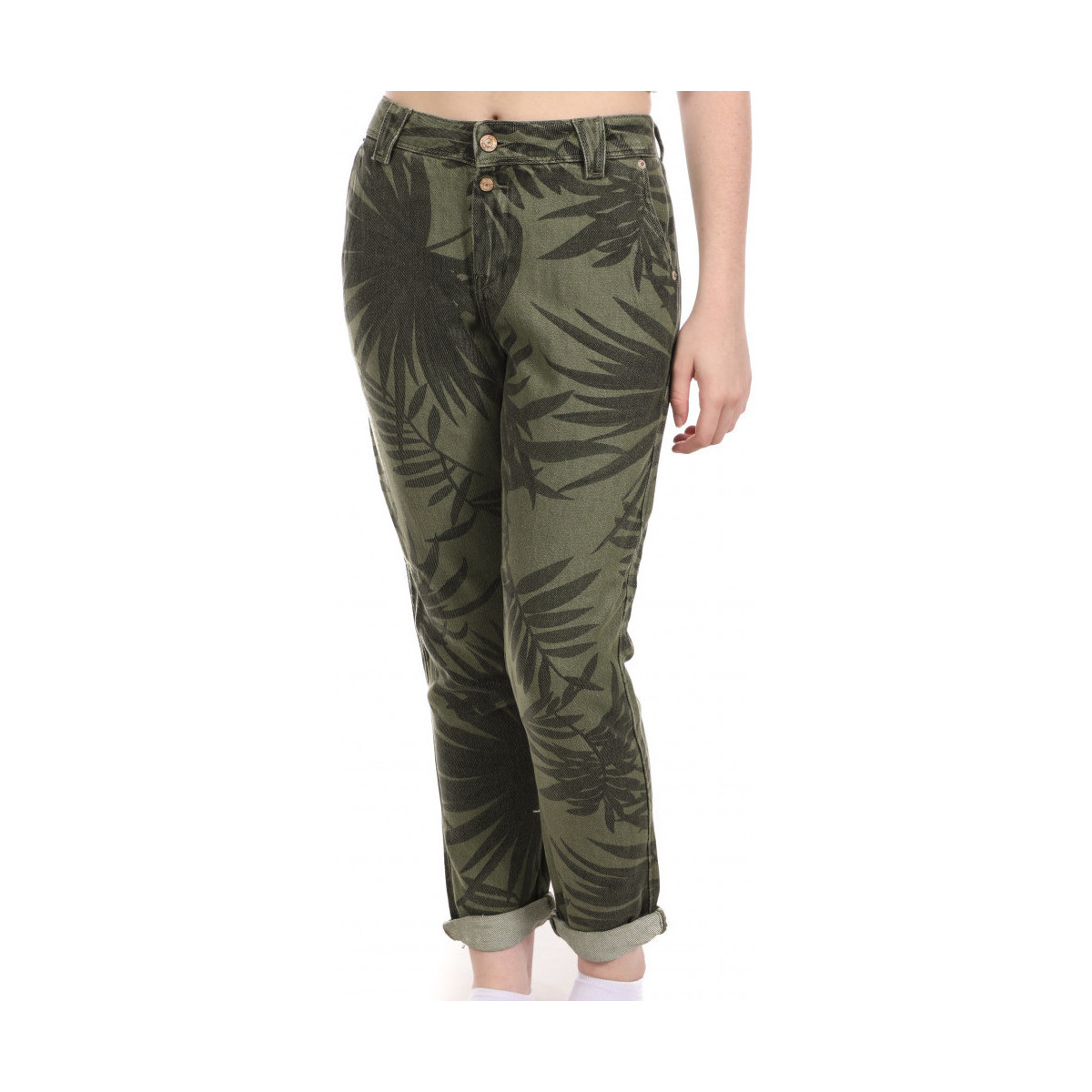 textil Mujer Pantalones Teddy Smith  Verde