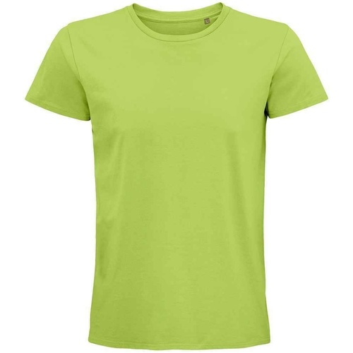 textil Camisetas manga larga Sols Pioneer Verde