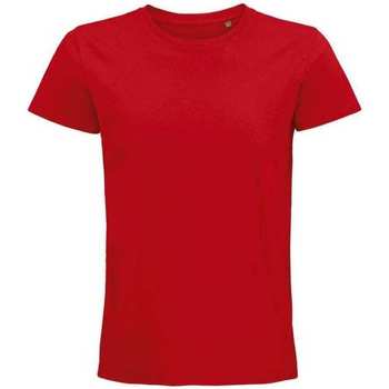 textil Camisetas manga larga Sols 03565 Rojo