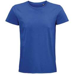 textil Camisetas manga larga Sols 03565 Azul