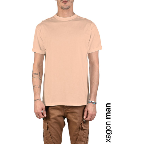textil Hombre Camisetas manga corta Xagon Man A2108 1Z X0044 Rosa