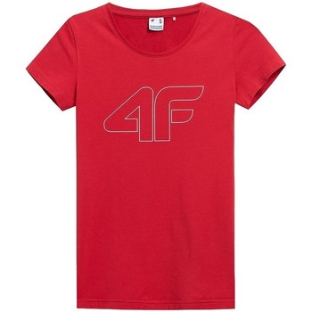 textil Mujer Camisetas manga corta 4F TSD353 Rojo