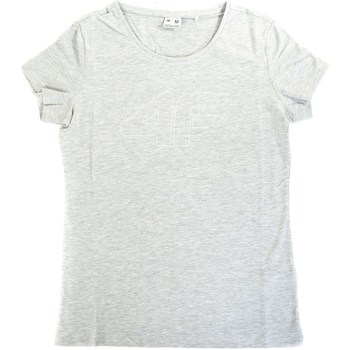textil Mujer Camisetas manga corta 4F TSD353 Gris