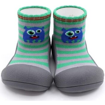 Zapatos Niños Pantuflas para bebé Attipas Monster - Grey Gris