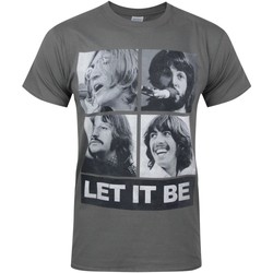 textil Hombre Camisetas manga larga The Beatles NS4022 Gris