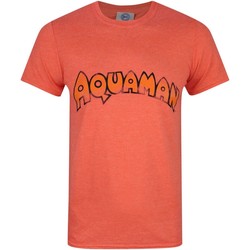 textil Hombre Camisetas manga larga Aquaman NS4069 Naranja
