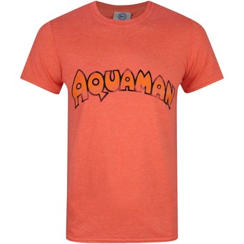 textil Hombre Camisetas manga larga Aquaman  Naranja