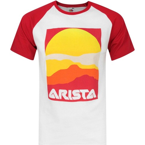 textil Hombre Camisetas manga larga Arista Records NS4081 Blanco