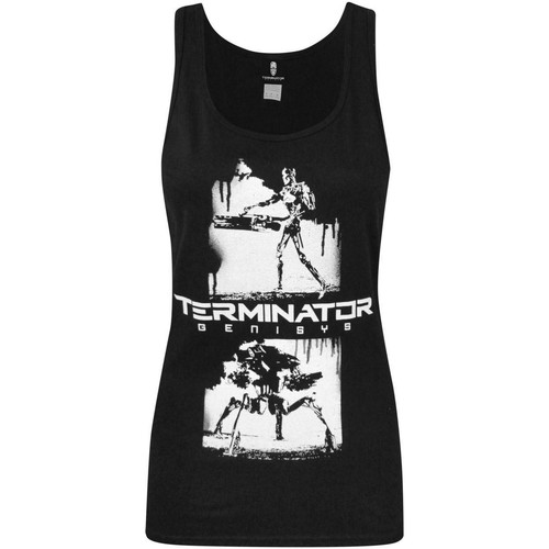 textil Mujer Camisetas sin mangas Terminator NS4215 Negro