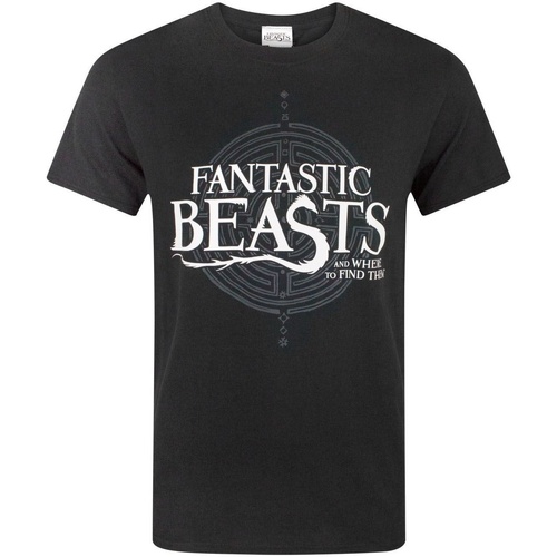 textil Hombre Camisetas manga larga Fantastic Beasts And Where To Fi NS4354 Negro