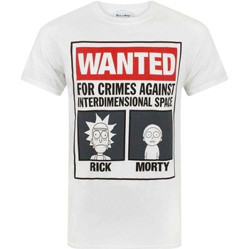 textil Hombre Camisetas manga corta Rick And Morty  Blanco