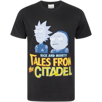 textil Hombre Camisetas manga corta Rick And Morty  Negro