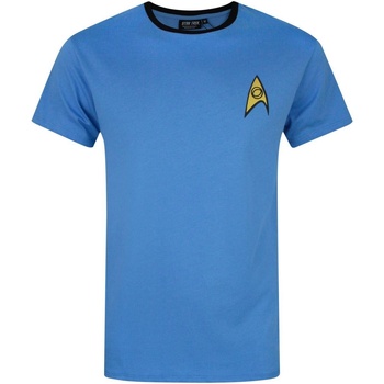 textil Hombre Camisetas manga larga Star Trek Command Uniform Azul