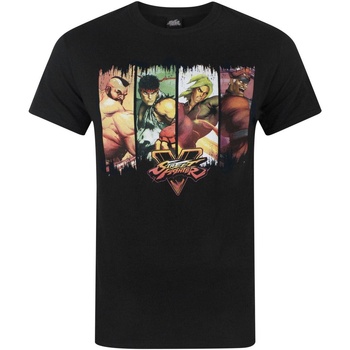 textil Hombre Camisetas manga corta Street Fighter  Negro