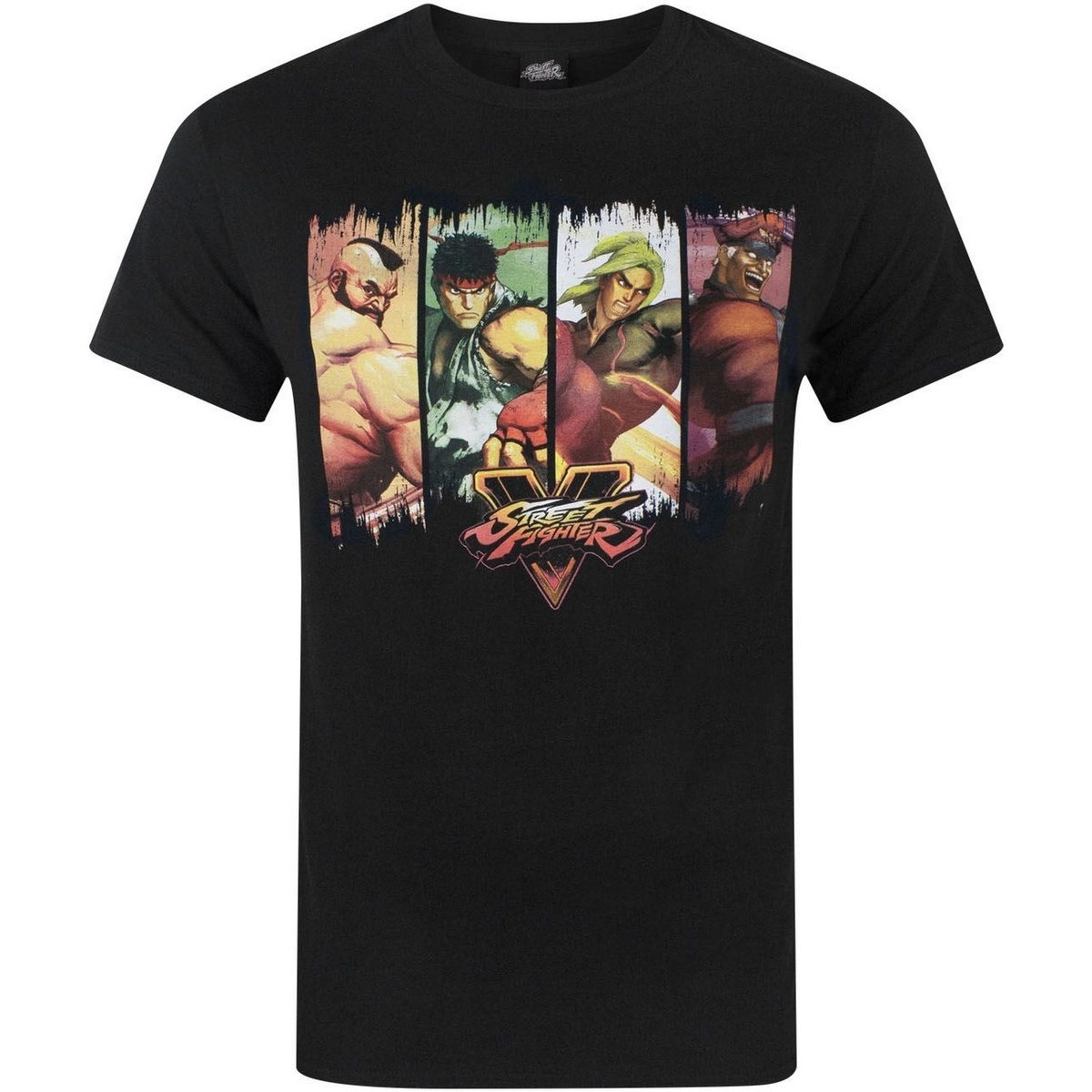 textil Hombre Camisetas manga larga Street Fighter NS4566 Negro