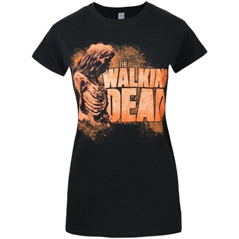 textil Mujer Camisetas manga larga The Walking Dead NS4578 Negro