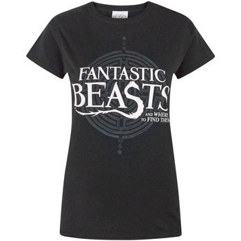 textil Mujer Camisetas manga larga Fantastic Beasts And Where To Fi  Negro