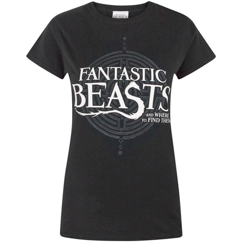 textil Mujer Camisetas manga larga Fantastic Beasts And Where To Fi NS4622 Negro