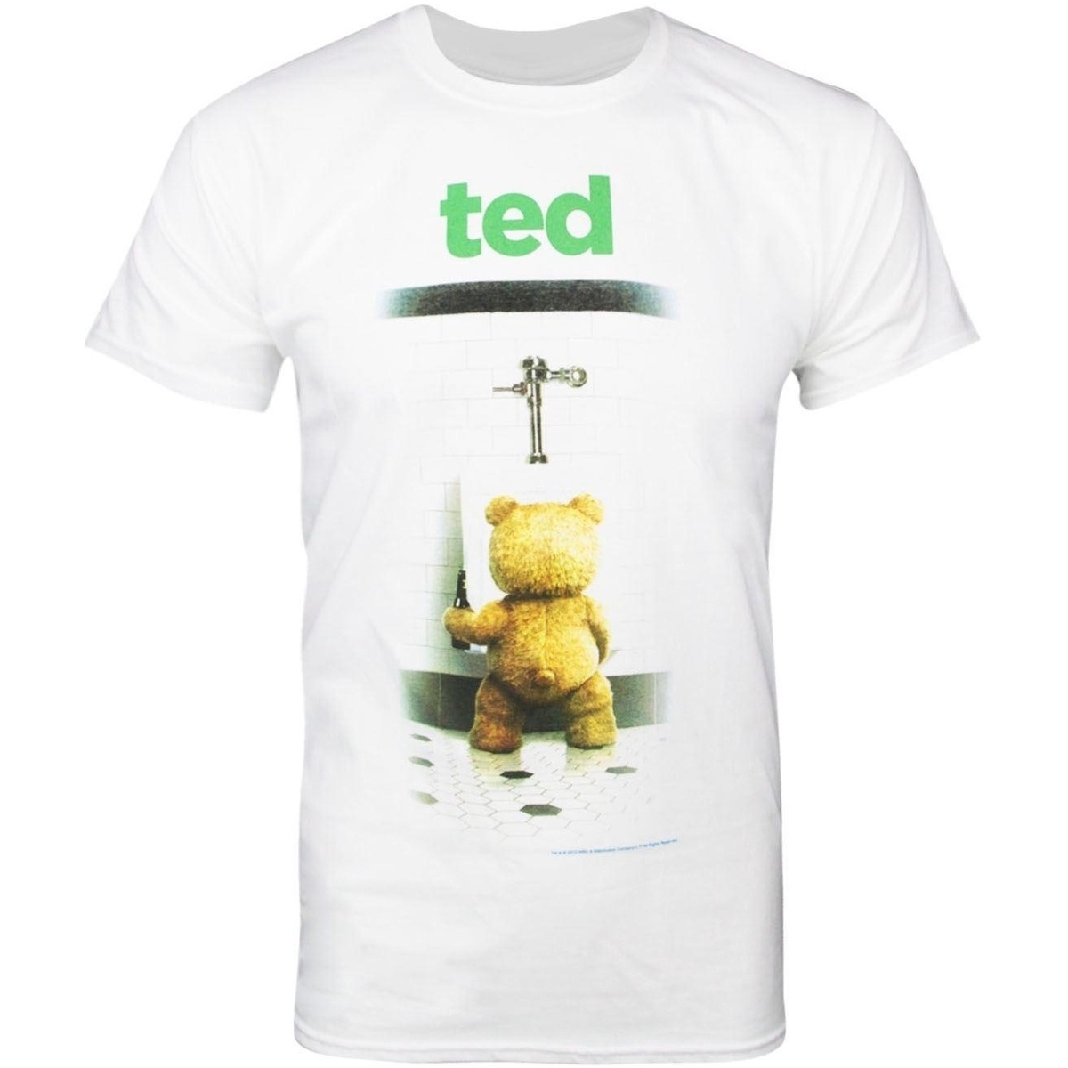 textil Hombre Camisetas manga larga Ted Bathroom Blanco