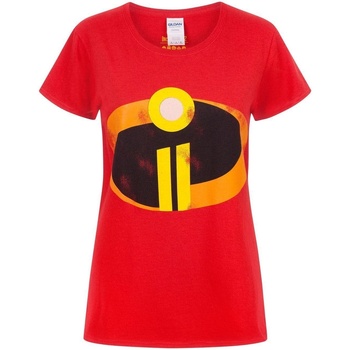 textil Mujer Camisetas manga larga The Incredibles NS4762 Rojo