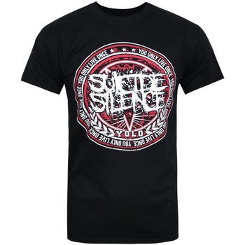 textil Hombre Camisetas manga larga Suicide Silence Yolo Negro