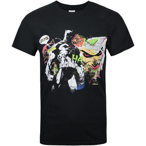 textil Hombre Camisetas manga larga Dessins Animés NS4898 Negro