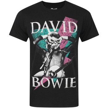 textil Hombre Camisetas manga corta David Bowie  Negro