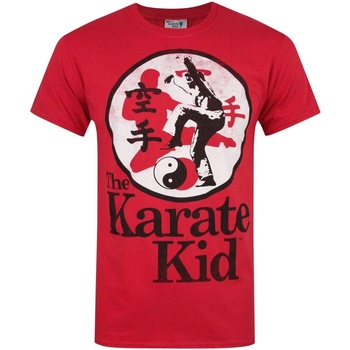 textil Hombre Camisetas manga larga The Karate Kid NS4944 Rojo