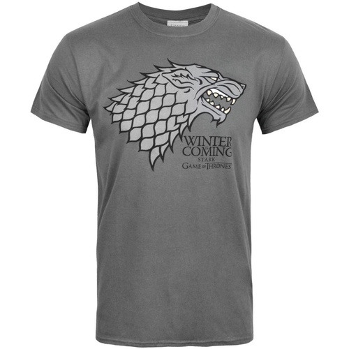 textil Hombre Camisetas manga larga Game Of Thrones NS5016 Gris